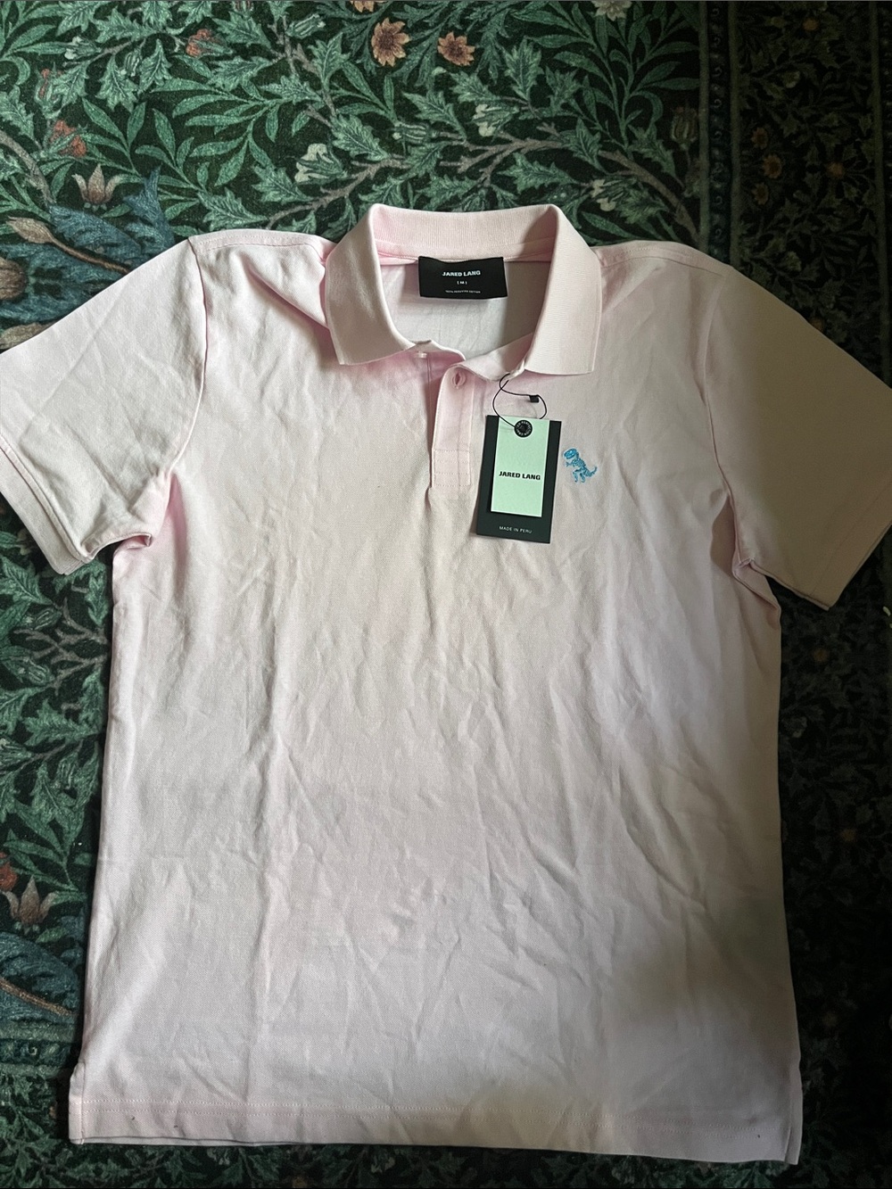 Jared Lang Pink Classic Polo Shirt - Men's